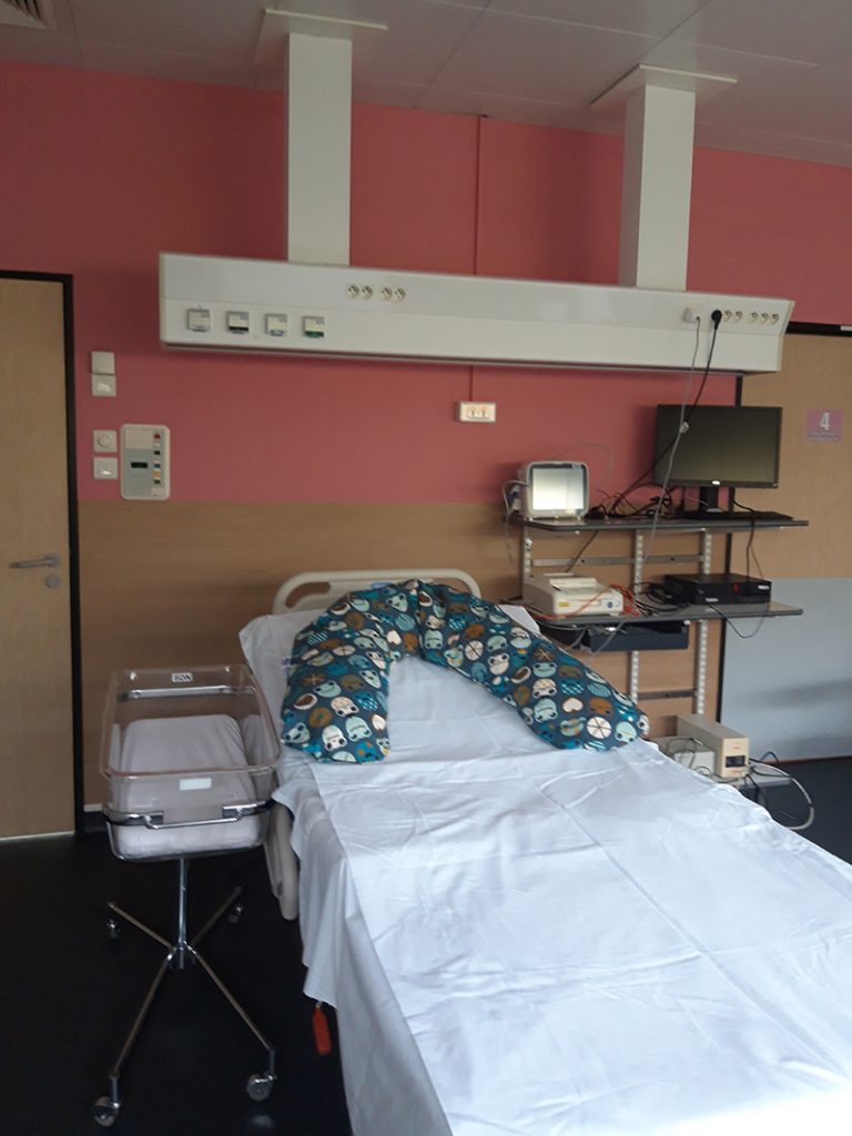 Photro du lit dans la salle nature