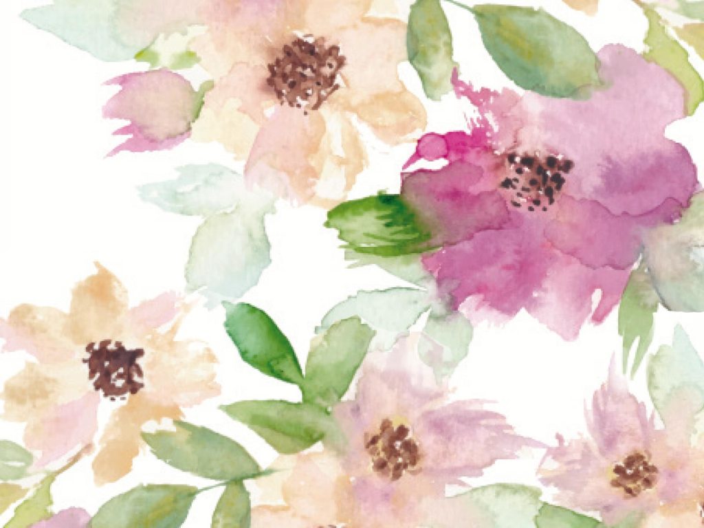fleurs en aquarelle